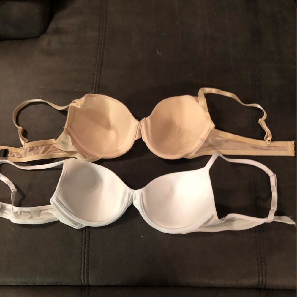 2 George Bras Beige and White